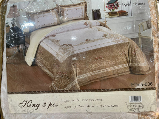 comforter double set ellina 3 pcs